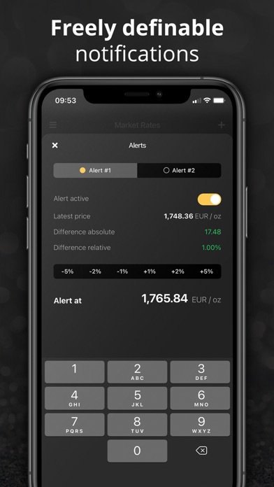 Gold Price & Precious Metals Screenshot