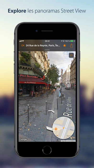 Screenshot #1 pour Streets - Street View Browser