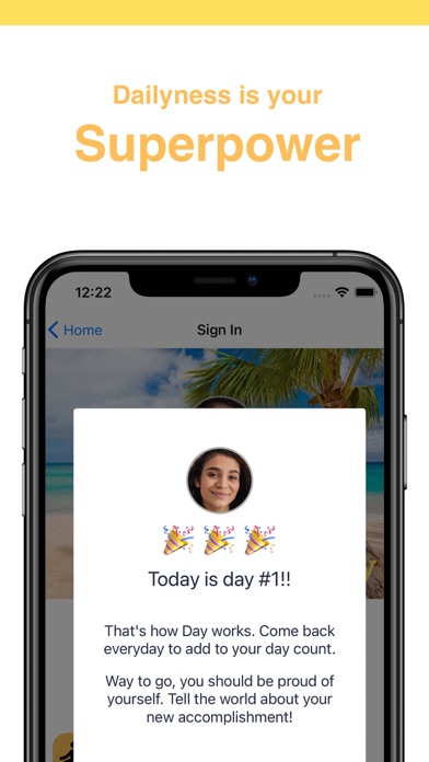Screenshot #1 pour Day: The Dailyness App