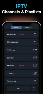 IPTV Smart Player Watch LiveTV screenshot #1 for iPhone