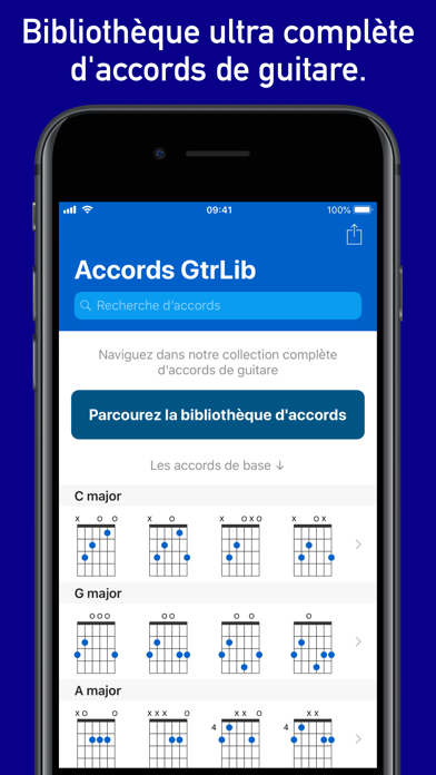 Screenshot #1 pour Accords GtrLib