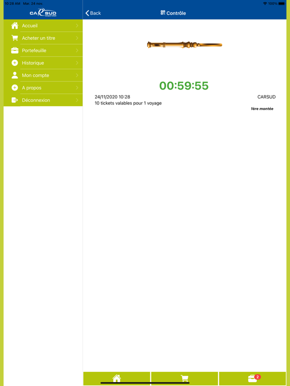 Screenshot #6 pour M-Ticket CARSUD