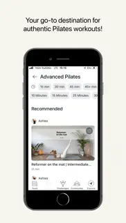 pilates with ashlea iphone screenshot 2