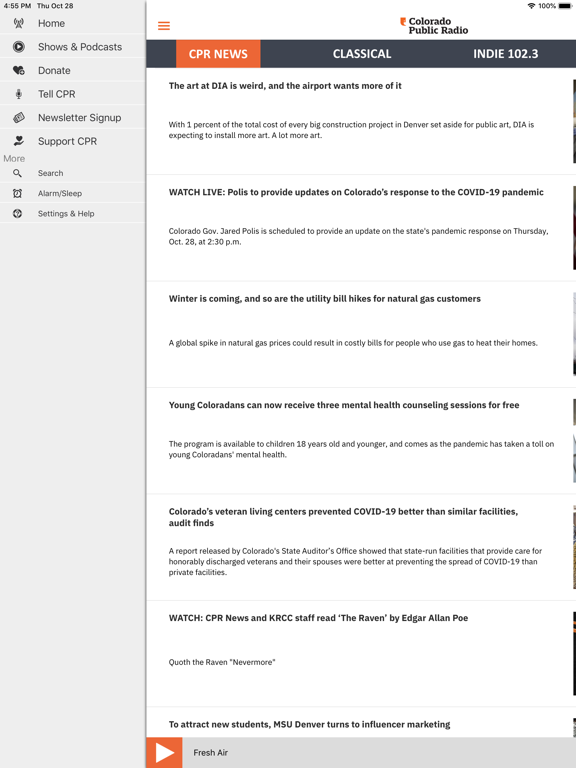 Screenshot #6 pour Colorado Public Radio