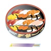 Delicious Japanese sushi icon