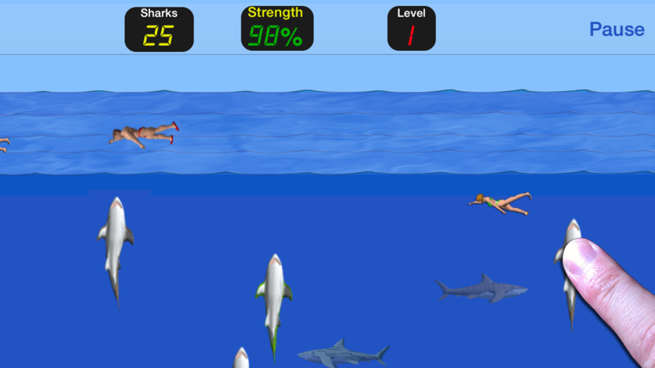 #1. Squishy Sharks Attack (iOS) 由: JS Digital Productions, Inc.
