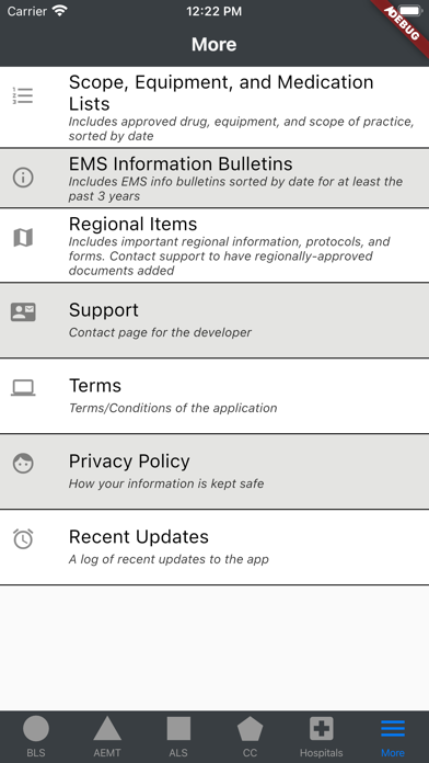 PA EMS Protocols Screenshot