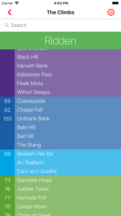 100 Greatest Cycling Climbs Screenshot