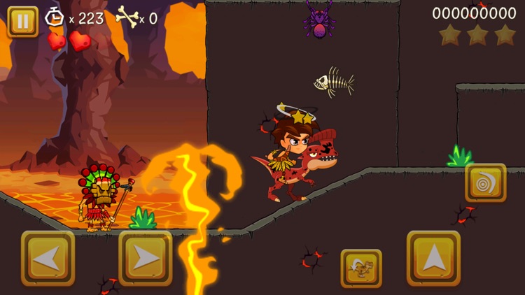 Super Tribe Boy: Dino Run screenshot-7