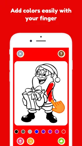 Game screenshot Christmas coloring kids 3 4 5 apk