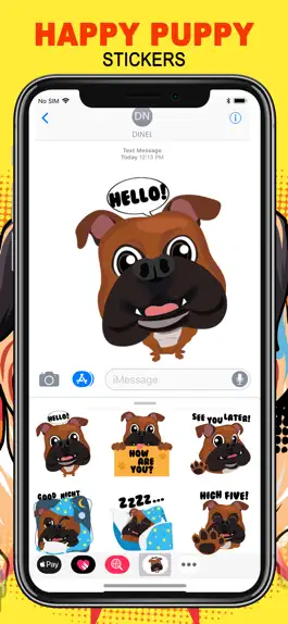 Game screenshot Happy Puppy Emojis apk