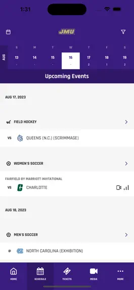 Game screenshot JMU Athletics apk