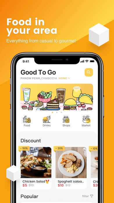 GOODTOGO-FoodDelivery Screenshot