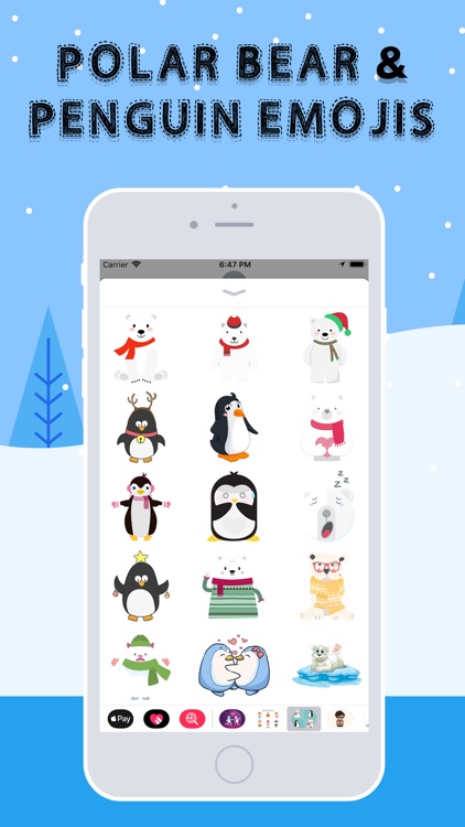 Polar Bear and Penguin Emojis