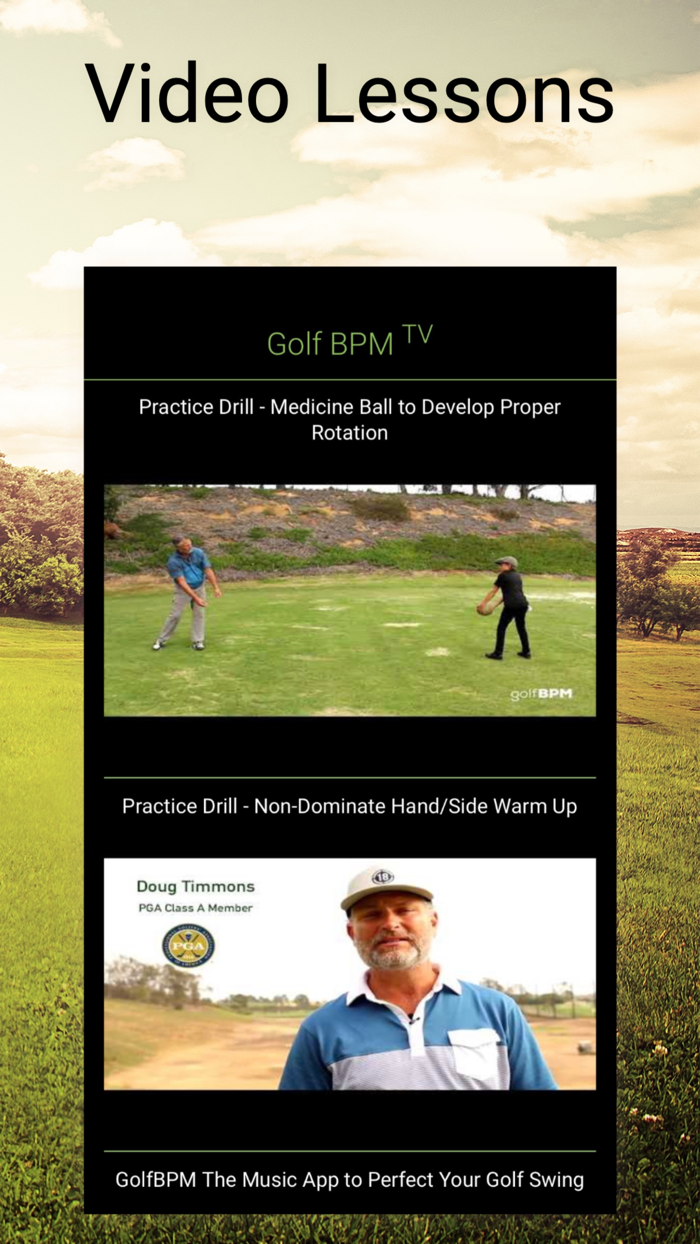Golf BPM  Tempo Swing Tracker