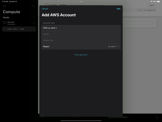 Compute – SSH and Forwarding iPad screenshot 3 - Developer Tools app