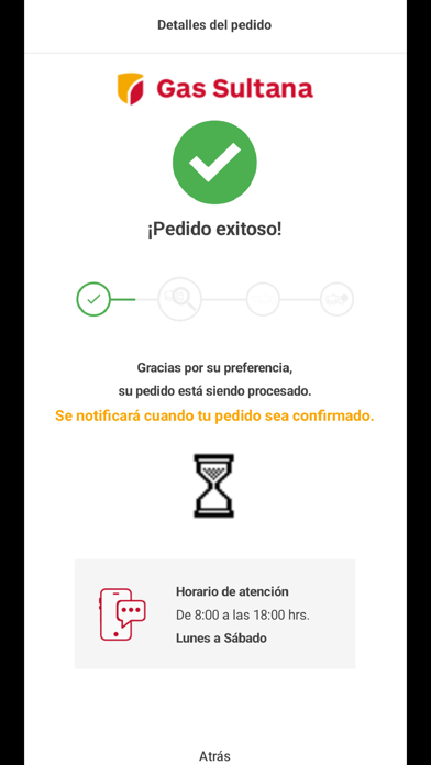 Pedidos Gas Sultana Screenshot
