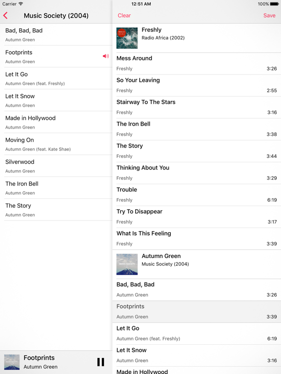 Screenshot #2 for Glazba – Music Player