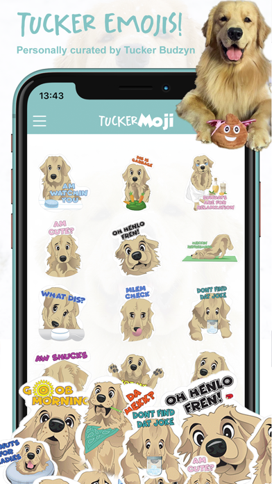 TuckerMoji - Tucker Budzyn Dog Screenshot