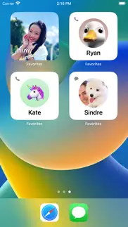favorites widget iphone screenshot 2