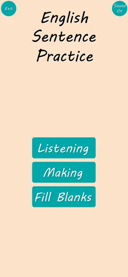 Game screenshot English Sentence Listen & Make mod apk