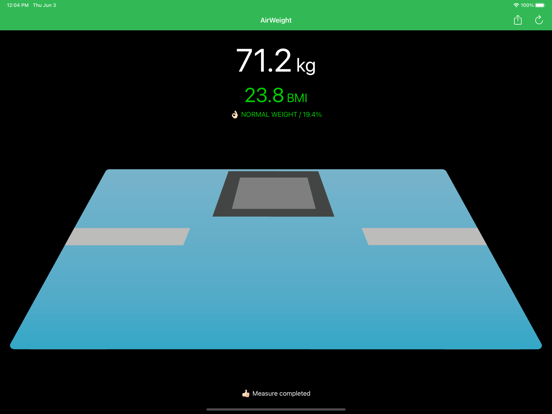 Screenshot #6 pour AirWeight for Bluetooth Scales