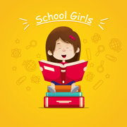 School Girls Stickers