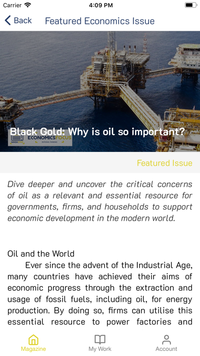 EconomicsFocus Screenshot