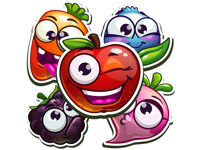 Funny Fruits Stickers