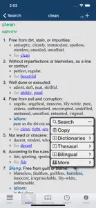 Roget's II: New Thesaurus screenshot #2 for iPhone