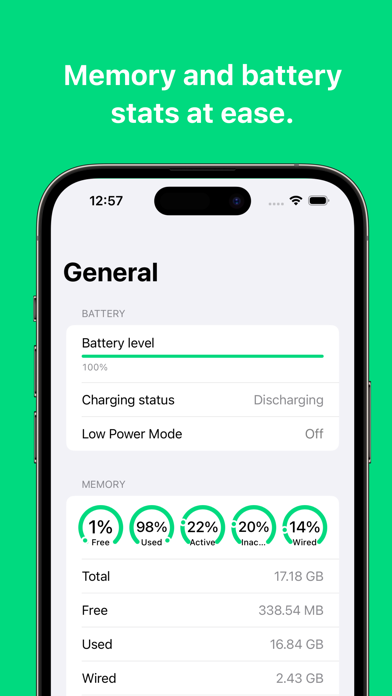 Electron: Battery Widgets Screenshot