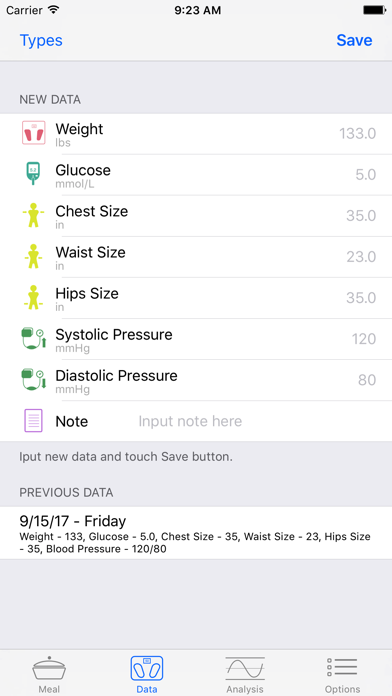 Screenshot #3 pour My Calories Calc