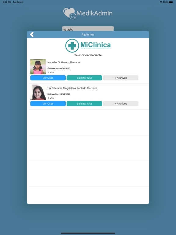 Screenshot #5 pour MedikAdmin Pacientes