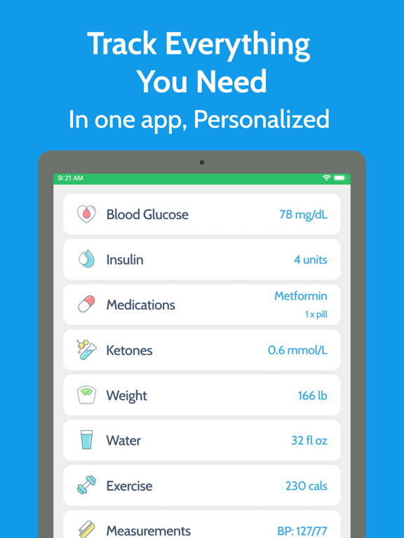 Diabetes Tracker by MyNetDiaryのおすすめ画像3