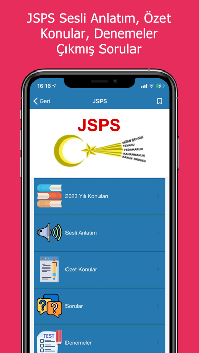 JSPS APP screenshot 2