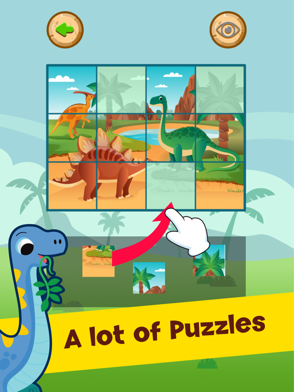 Screenshot #6 pour jeu dinosaures puzzle jigsaw