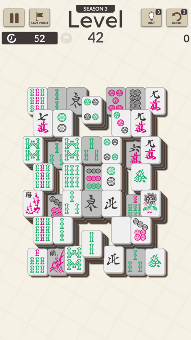 Mahjong Solitaire 100 Screenshot
