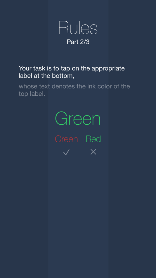 #2. Brain Test - Stroop Effect (iOS) By: Attila Hegedus