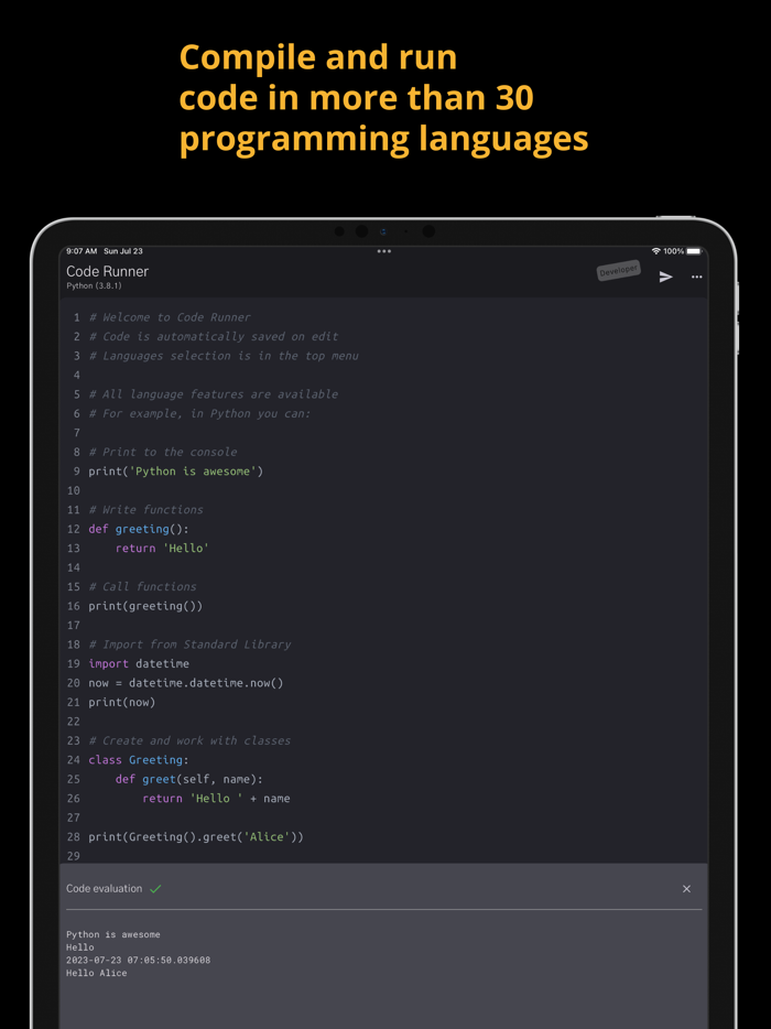 Code Runner - CompilerandIDE