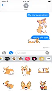 How to cancel & delete rainbow corgi stickers 1