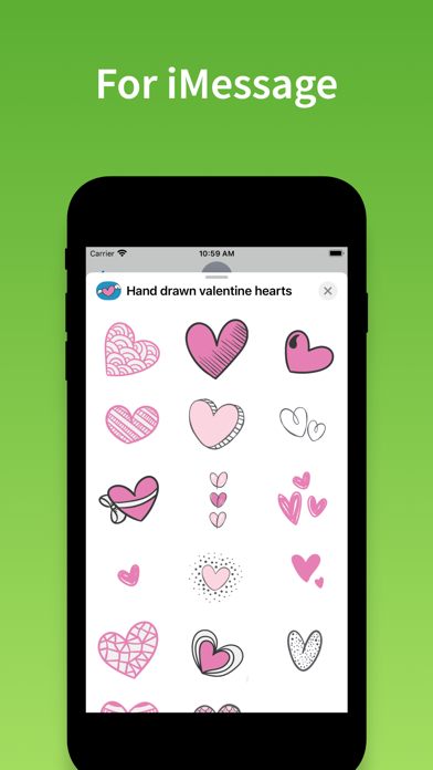 Screenshot #3 pour Autocollants emoji coeur