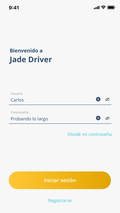 Jade App Driver Screenshot