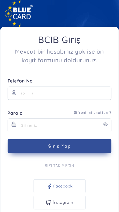 EU Blue Card Screenshot