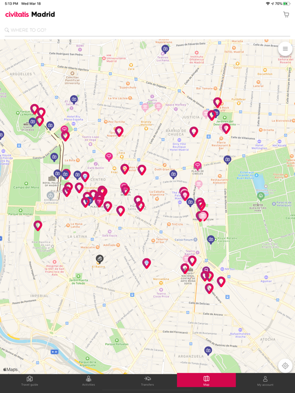 Madrid Guide by Civitatis.com iPad screenshot 4 - Travel app