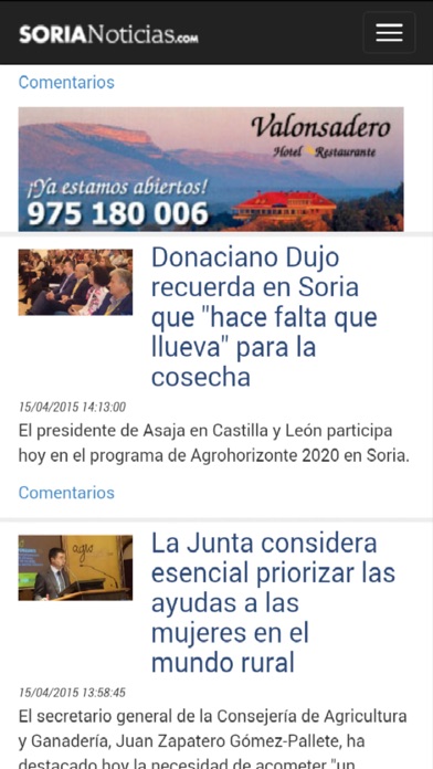 Soria Noticias Screenshot