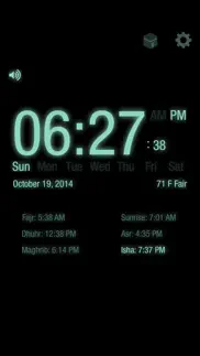 muslim alarm - full azan clock iphone screenshot 1