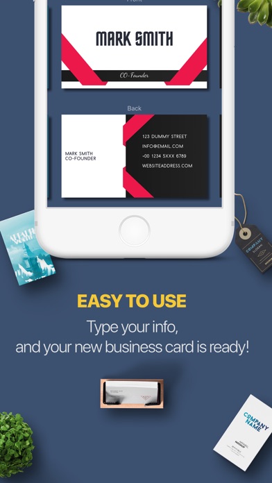 AI Business Card Generator QR Screenshot