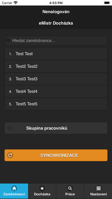 eMISTR Odvod práce Screenshot