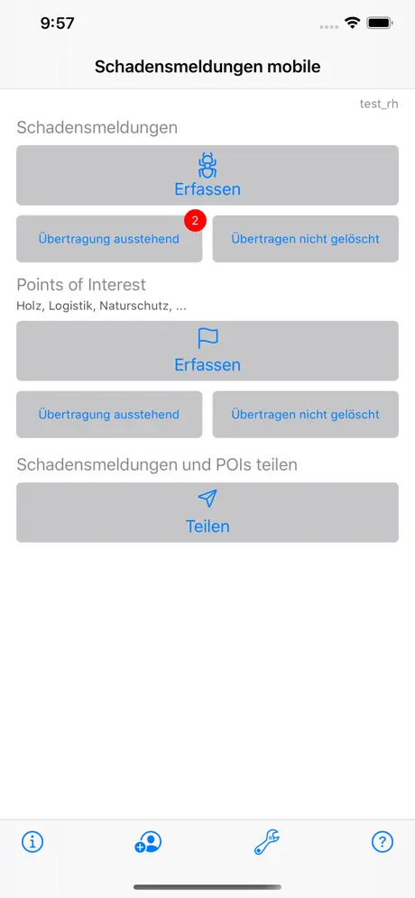Schadensmeldungen mobile