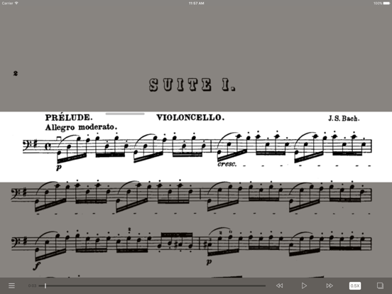 Screenshot #4 for Bach Cello Suites - SyncScore